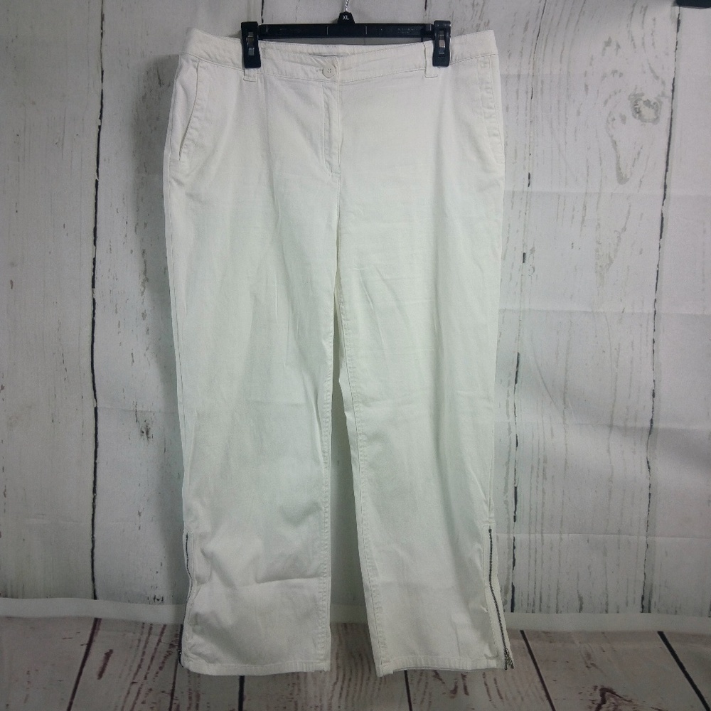 Nine & Company Stretch Women's Size 16 White Jeans